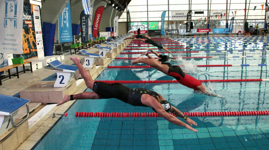 Μεγάλη η συμμετοχή στο 2ο  In Pool TRIathlon του Δήμου Χαλανδρίου