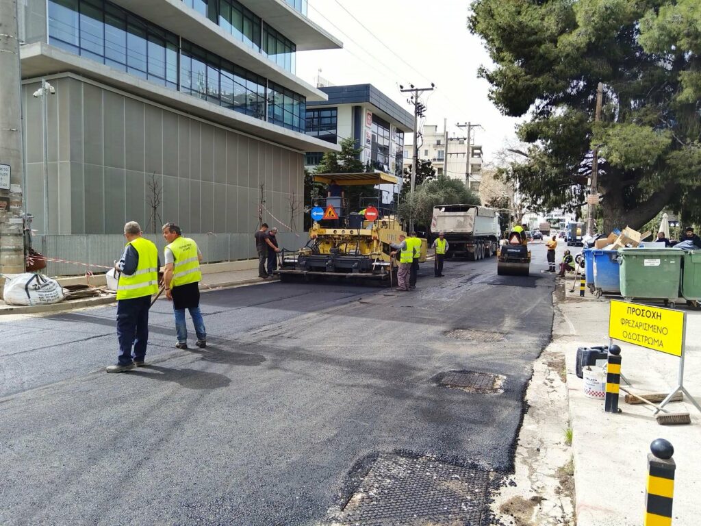 Σημαντική αντιπλημμυρική παρέμβαση ολοκληρώθηκε σε τμήμα της οδού Φραγκοκκλησίας στην περιοχή του Παραδείσου Αμαρουσίου