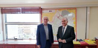 Συνάντηση του Δημάρχου Αμαρουσίου Θ. Αμπατζόγλου με τον Αναπληρωτή Υπουργό Εθνικής Οικονομίας και Οικονομικών Ν. Παπαθανάση