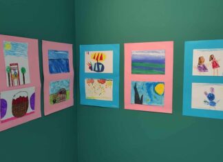 Εγκαινιάστηκαν οι εκθέσεις με τις δημιουργίες των σπουδαστών του τμήματος Παιδικής-Εφηβικής Ζωγραφικής και του τμήματος Κοπτικής Ραπτικής Ενηλίκων