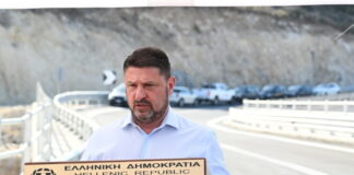 Εγκαίνια της ανακατασκευασμένης γέφυρας Μάκρωνα Κυθήρων από τον Περιφερειάρχη Αττικής Νίκο Χαρδαλιά