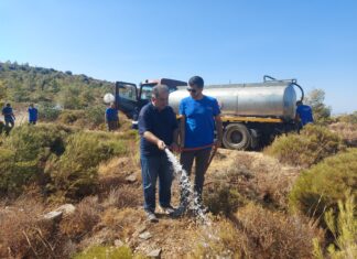 Ο Δήμος Κηφισιάς συμμετείχε στο εθελοντικό πότισμα του ΣΠΑΠ στον Κοκκιναρά