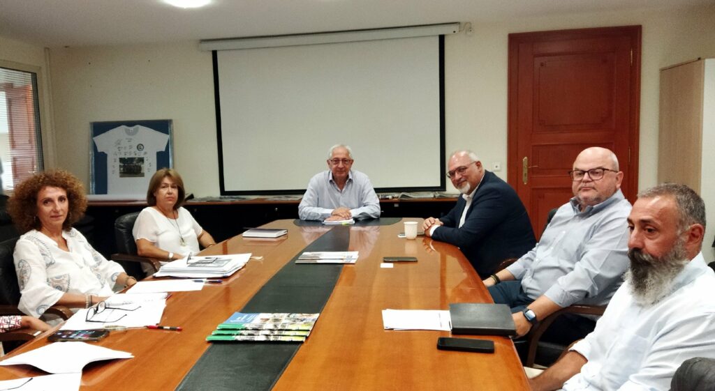 Συνάντηση εργασίας του Δημάρχου Αμαρουσίου Θ. Αμπατζόγλου με το Δ.Σ. της Εταιρείας Αξιοποίησης & Διαχείρισης της Περιουσίας του Πανεπιστημίου Αθηνών για την αξιοποίηση του διατηρητέου κτιρίου επί των οδών Β. Σοφίας 137 & Δ. Ράλλη 4 Συνάντηση εργασίας του Δημάρχου Αμαρουσίου Θ. Αμπατζόγλου με το Δ.Σ. της Εταιρείας Αξιοποίησης & Διαχείρισης της Περιουσίας του Πανεπιστημίου Αθηνών για την αξιοποίηση του διατηρητέου κτιρίου επί των οδών Β. Σοφίας 137 & Δ. Ράλλη