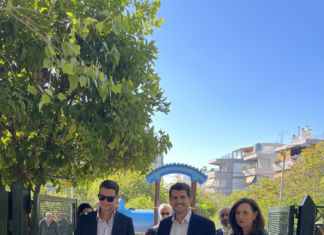 Έγιναν τα εγκαίνια της νέας παιδικής χαράς πλησίον του Ιερού Ναού Αγίου Δημητρίου