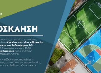 Εγκαίνια Γηπέδων Εργατικών Κατοικιών Δήμου Κηφισιάς