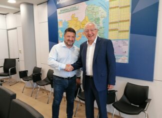 Συνάντηση του Δημάρχου Αμαρουσίου Θεόδωρου Αμπατζόγλου με τον Περιφερειάρχη Αττικής Νίκο Χαρδαλιά