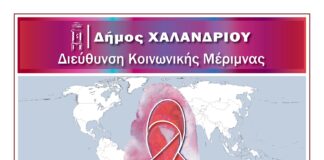 Δράση κατά του AIDS/HIV – Δωρεάν ανώνυμα τεστ στις 6/12