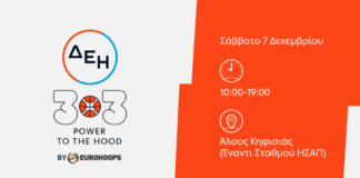 Η Κηφισιά υποδέχεται το τελευταίο ΔΕΗ 3×3 POWER TO THE HOOD by Eurohoops για το 2024