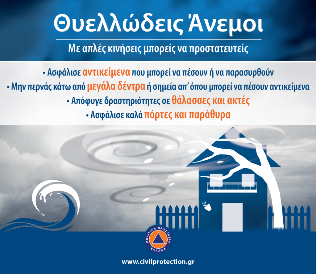 Προσοχή! Θυελλώδεις άνεμοι
