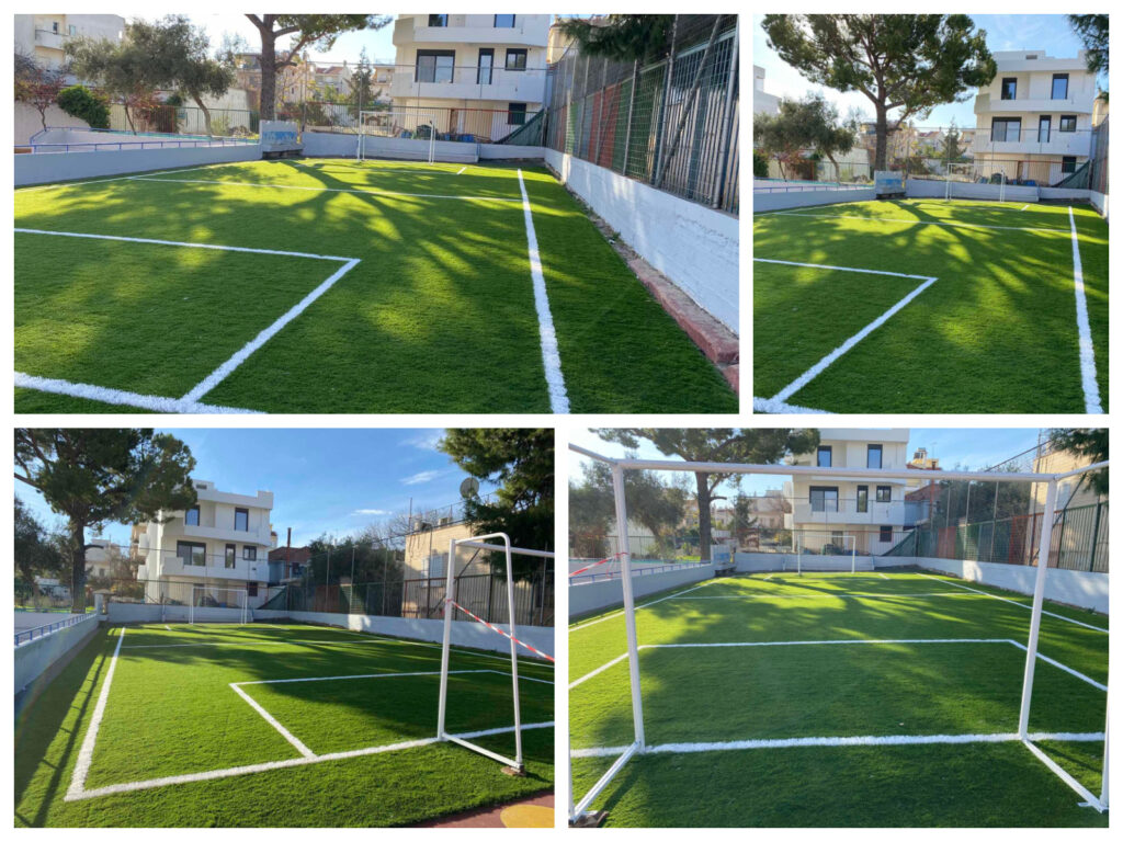 Το 1ο Δημοτικό Σχολείο Λυκόβρυσης αποκτά γήπεδο 5x5 – Το 4ο γήπεδο που παραδίδεται μέσα σε έναν χρόνο! 4 Το 1ο Δημοτικό Σχολείο Λυκόβρυσης αποκτά γήπεδο 5x5 – Το 4ο γήπεδο που παραδίδεται μέσα σε έναν χρόνο!