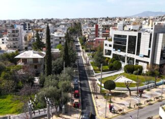 Συνέχεια ασφαλτοστρώσεων στο Δήμο Αμαρουσίου στις περιοχές των Αγίων Αναργύρων και του Κέντρου