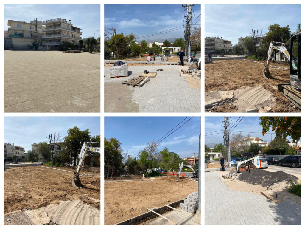 Συνεχίζονται οι εργασίες στο οικόπεδο Παχή στην Λυκόβρυση