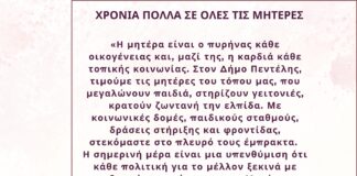 Χρόνια Πολλά σε όλες τις μητέρες!