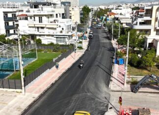 Μεγάλα έργα σε εξέλιξη στο Μαρούσι: Ολοκληρώθηκε η ασφαλτόστρωση της Σωρού και της Κέκροπος
