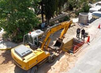 Συνεχίζεται το σημαντικό έργο ενίσχυσης της αντιπλημμυρικής προστασίας της περιοχής Αγίας Φιλοθέης Αμαρουσίου