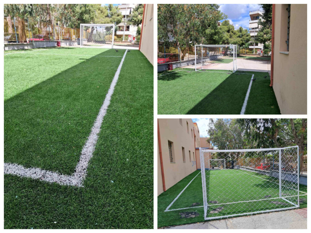 Ένα ακόμη γήπεδο 5x5 παραδόθηκε για τους μαθητές του 2ου Δημοτικού Πεύκης!