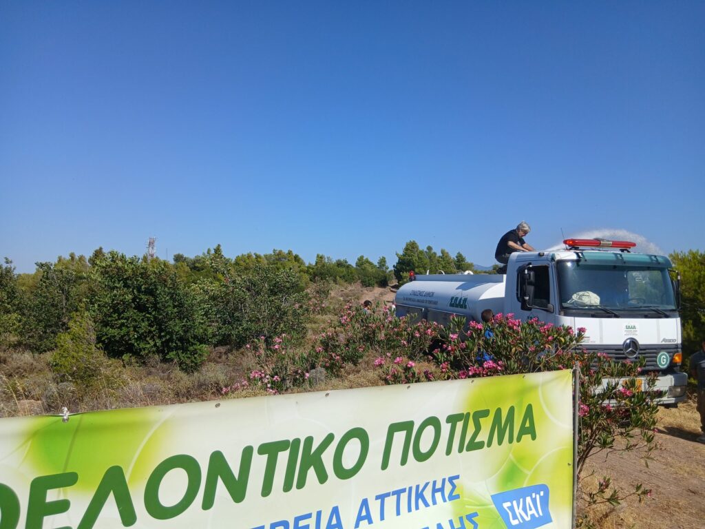 Με επιτυχία ένα ακόμη εθελοντικό πότισμα στον Κοκκιναρά Κηφισιάς