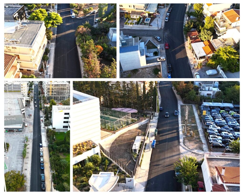 Νέες ασφαλτοστρώσεις στις πολεοδομικές ενότητες Παραδείσου και Αγίου Θωμά