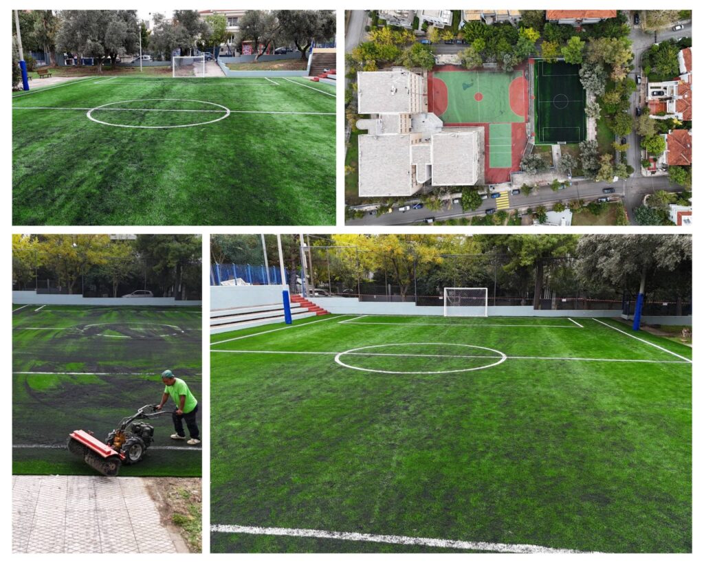 Παραδόθηκε το νέο γήπεδο ποδοσφαίρου 5×5 στο 3ο Γενικό Λύκειο Αμαρουσίου στην περιοχή του Ψαλιδίου