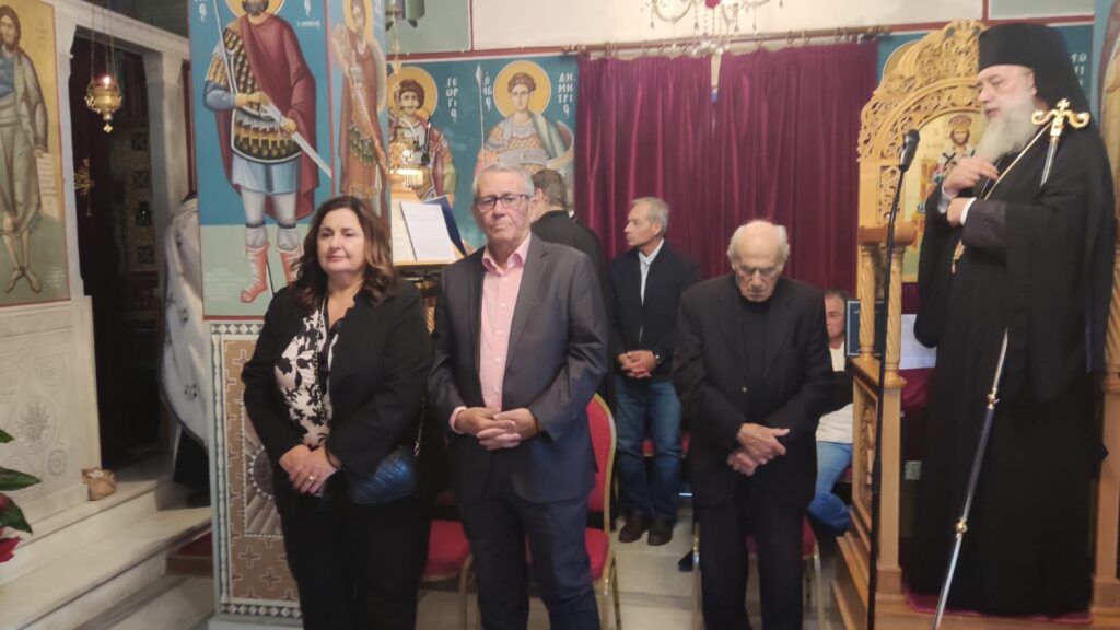Παρουσία της Δημάρχου Διονύσου στα εγκαίνια του Ι.Ν. Αγίου Γεωργίου Χιοπολίτη