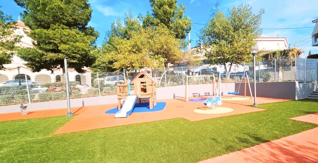 Αναβαθμισμένη παιδική χαρά στην Άνοιξη για ένα ασφαλές και ποιοτικό περιβάλλον παιχνιδιού