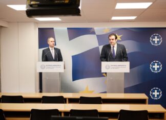 Κ. Πιερρακάκης: Ενίσχυση της ενεργειακής ασφάλειας Ελλάδος -Ρουμανίας μέσω του κάθετου διαδρόμου φυσικού αερίου Συνάντηση Υπουργού Εθνικής Οικονομίας και Οικονομικών Κ.Πιερρακάκη με τον Ρουμάνο ομόλογό του, Αλεξάντρου Ναζάρε