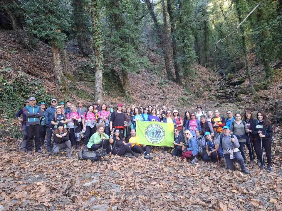 Οι δράσεις του Συλλόγου Πεζοπόρων Χαλανδρίου, Δεκέμβριος 2025