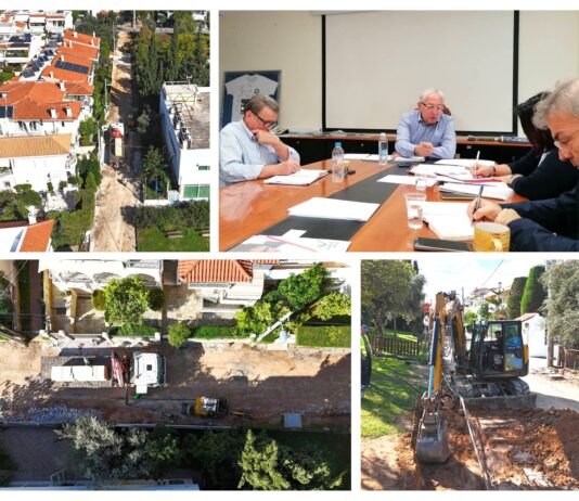 Ολική ανακατασκευή πεζοδρόμου Καΐρη στο Νέο Μαρούσι Home