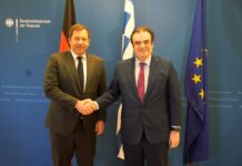 Συνάντηση του Υπουργού Εθνικής Οικονομίας και Οικονομικών Κυριάκου Πιερρακάκη με τον Αντικαγκελάριο και Ομοσπονδιακό Υπουργό Οικονομικών της Γερμανίας, κ. Λαρς Κλίνγκμπαϊλ