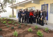 Δεντροφύτευση από το Forum Νέων Αμαρουσίου – Μαθητές του 6ου Λυκείου και του 5ου Γυμνασίου Αμαρουσίου συμμετείχαν ενεργά στη διαμόρφωση των σχολικών τους χώρων