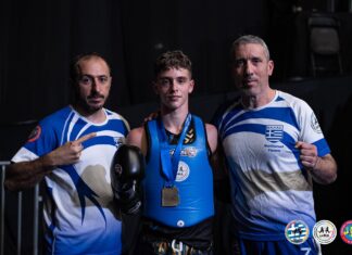 Ο Κωνσταντίνος Καραλής τριπλός πρωταθλητής Ευρώπης στο Muaythai