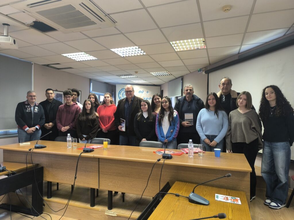 Συνάντηση Δημάρχου με τους μαθητές–Πρεσβευτές του Ευρωπαϊκού Κοινοβουλίου του 2ου ΕΠΑΛ