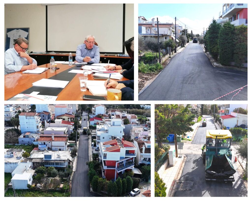Ασφαλτόστρωση τμήματος της οδού Μαραθωνοδρόμου στο Σωρό