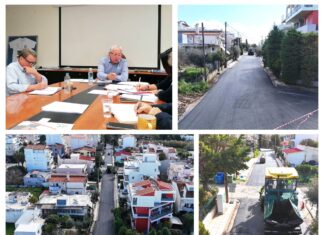 Ασφαλτόστρωση τμήματος της οδού Μαραθωνοδρόμου στο Σωρό Home