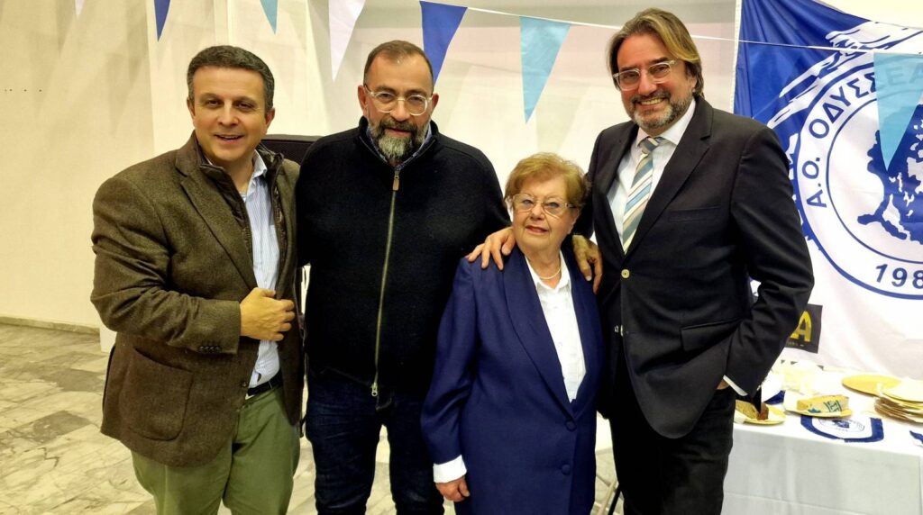 Εκπροσώπηση του Δήμου Αμαρουσίου στην κοπή Βασιλόπιτας του Α.Ο. Οδυσσέα Αμαρουσίου
