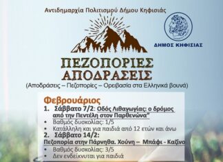 Πεζοπορία στην Πεντέλη, στον δρόμο που έδωσε ζωή στα μνημεία της Αθήνας, το Σάββατο 7 Φεβρουαρίου Home