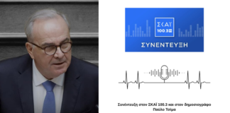 Συνέντευξη στο ραδιόφωνο του ΣΚΑΪ 100.3 με τον Παύλο Τσίμα Home