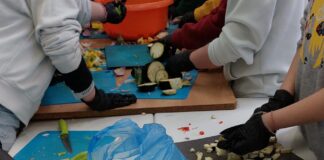 Μάθημα προσφοράς στο Δημοτικό Σχολείο Ροδόπολης