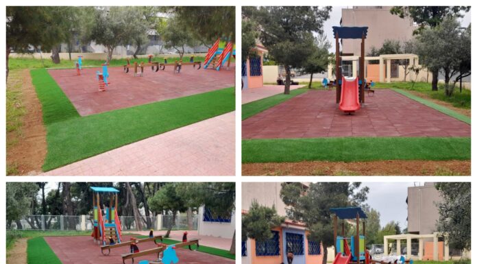 Ολοκληρώθηκε η παιδική χαρά στο 1ο & 2ο Νηπιαγωγείο Λυκόβρυσης. Home