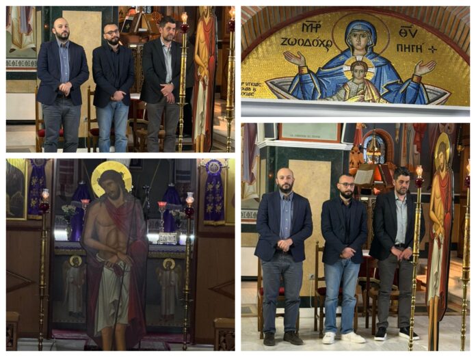 Σε κλίμα κατάνυξης τελέστηκε η ακολουθία της Μεγάλης Τρίτης στον Ιερό Ναό Ζωοδόχου Πηγής στη Λυκόβρυση_69d771502b0e6.jpeg