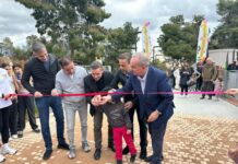 Στα εγκαίνια του Λόφου του Παιδιού στο Γαλάτσι