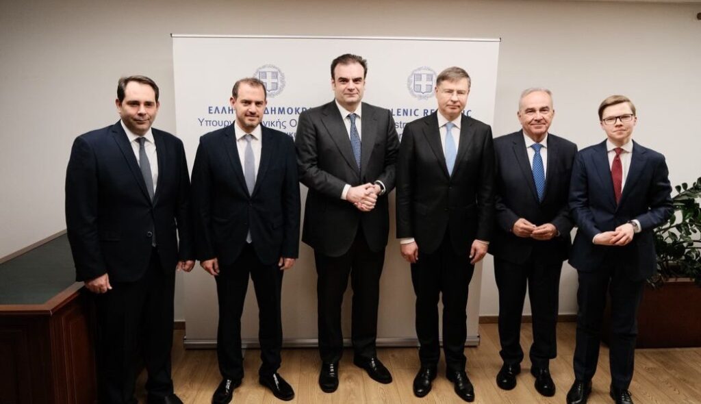 Επίσκεψη του Ευρωπαίου Eπίτροπου για την Οικονομία, Παραγωγικότητα, Εφαρμογής και Απλούστευσης Valdis Dombrovskis