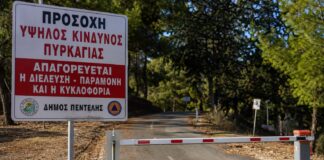 Δήμος Πεντέλης: Προληπτική απαγόρευση κυκλοφορίας σε δασικές περιοχές κατά την Αντιπυρική Περίοδο 2026