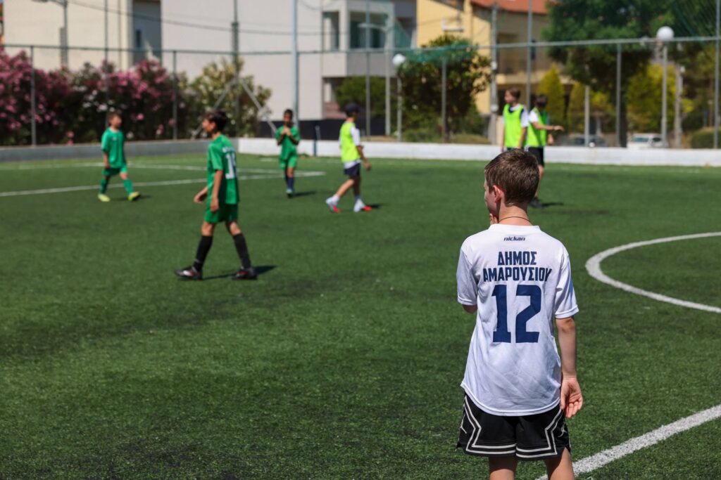 Με τη συμμετοχή δεκάδων παιδιών ολοκληρώθηκε η Γιορτή Ποδοσφαίρου του Δήμου Αμαρουσίου στο Γήπεδο Ζεκάκου