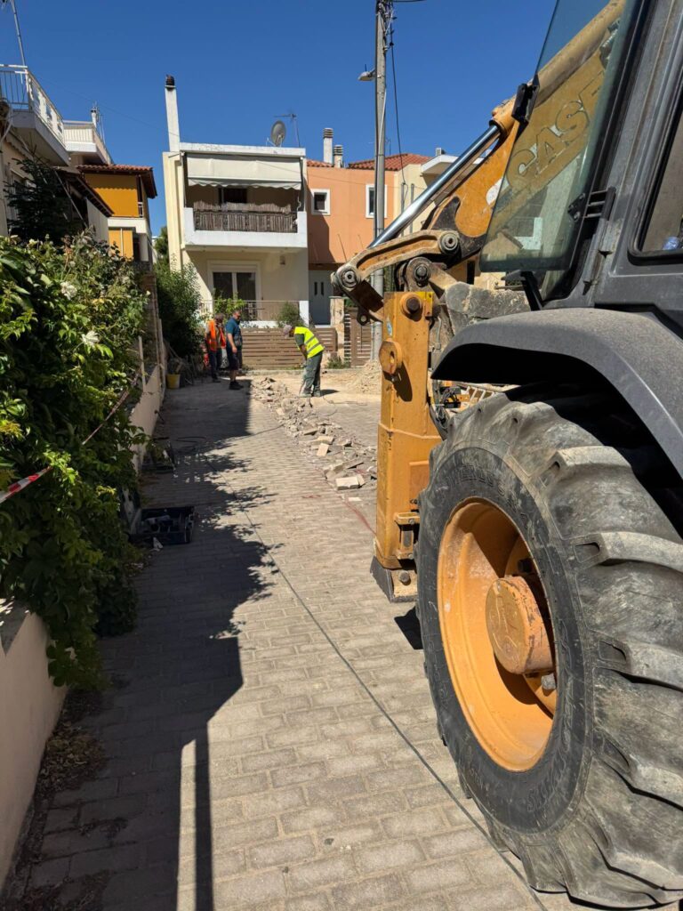 Αντικατάσταση αγωγού αποχέτευσης στις οδούς Χανίων και Μεσαράς του Δήμου Ηρακλείου Αττικής