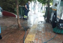 Εκτεταμένες εργασίες καθαρισμού και ευπρεπισμού στην Πλατεία Κασταλίας στο κέντρο του Αμαρουσίου