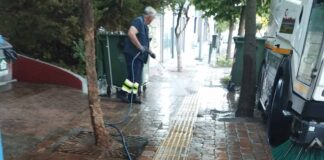 Εκτεταμένες εργασίες καθαρισμού και ευπρεπισμού στην Πλατεία Κασταλίας στο κέντρο του Αμαρουσίου