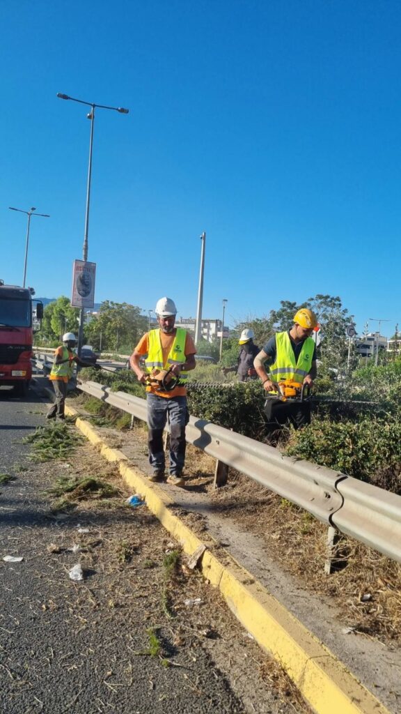 Ολοκληρώθηκαν οι εκτεταμένες εργασίες συντήρησης πρασίνου και ευπρεπισμού επί της οδού Σπ. Λούη στο Μαρούσι