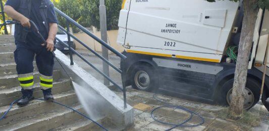 Συνεχείς παρεμβάσεις καθαριότητας και συντήρησης στον Δήμο Αμαρουσίου για τις αυξημένες ανάγκες της θερινής περιόδου Home