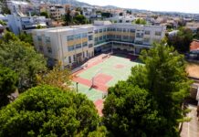 Aνακατασκευάστηκαν δύο ανοιχτά γήπεδα στο 3ο Γυμνάσιο Βριλησσίων